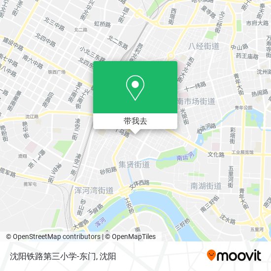 沈阳铁路第三小学-东门地图
