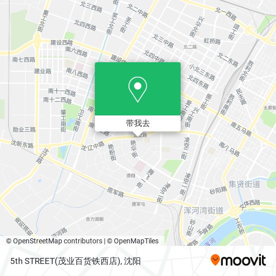 5th STREET(茂业百货铁西店)地图