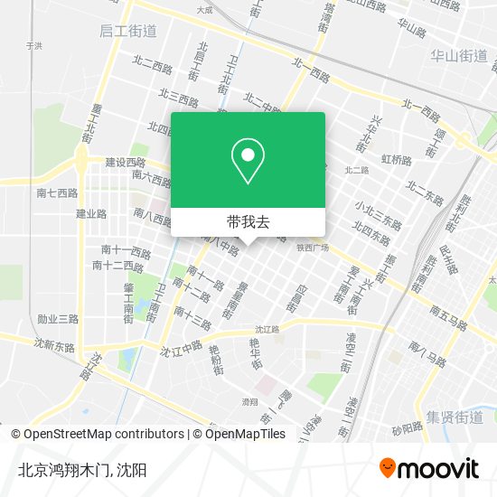 北京鸿翔木门地图