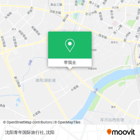 沈阳青年国际旅行社地图