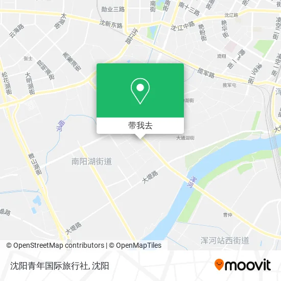 沈阳青年国际旅行社地图