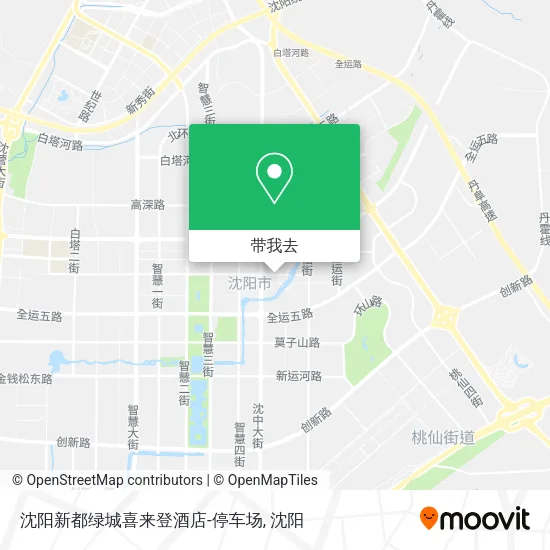 沈阳新都绿城喜来登酒店-停车场地图