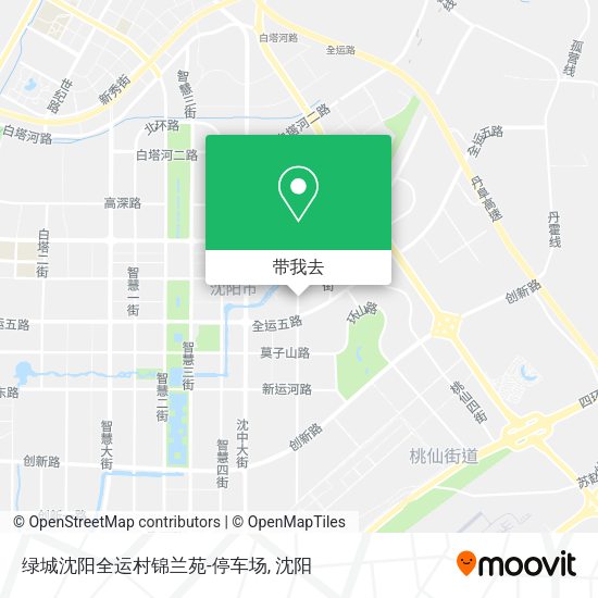 绿城沈阳全运村锦兰苑-停车场地图