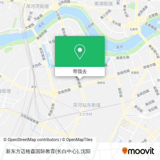 新东方迈格森国际教育(长白中心)地图