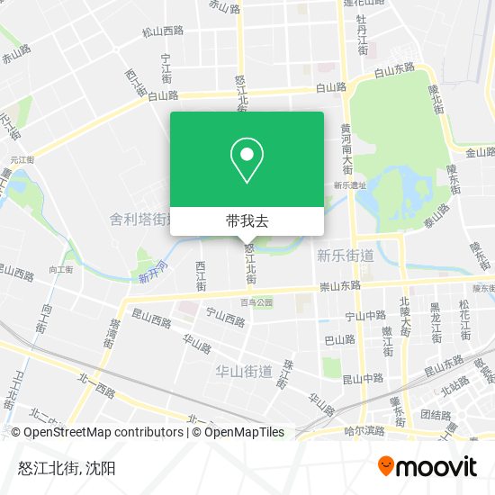 怒江北街地图