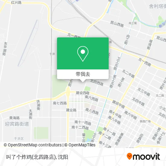 叫了个炸鸡(北四路店)地图