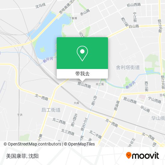 美国康菲地图