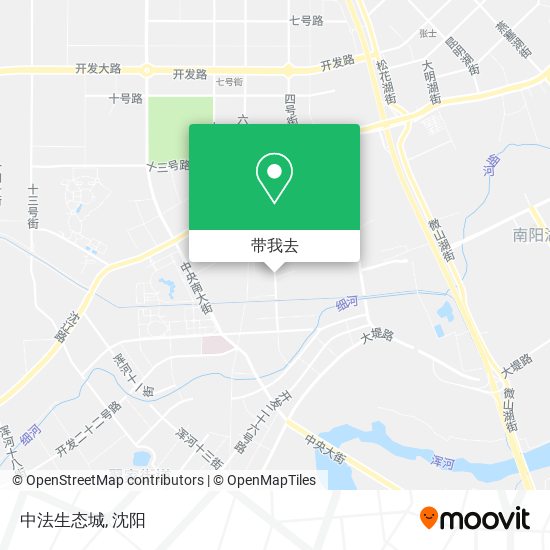 中法生态城地图