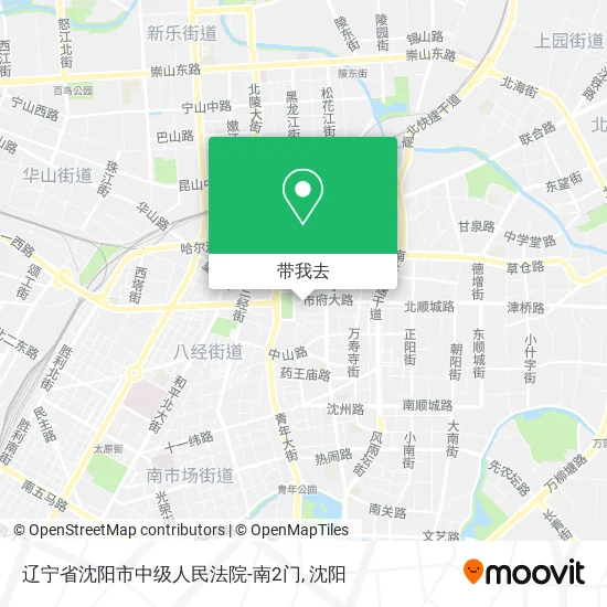 辽宁省沈阳市中级人民法院-南2门地图