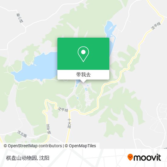 棋盘山动物园地图