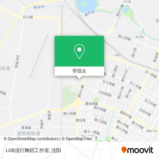 LOB流行舞蹈工作室地图