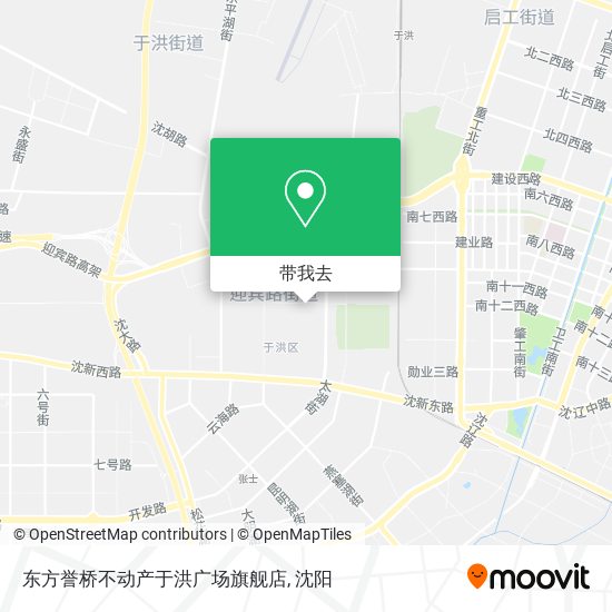 东方誉桥不动产于洪广场旗舰店地图