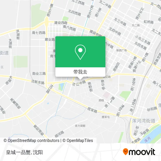 皇城一品蟹地图