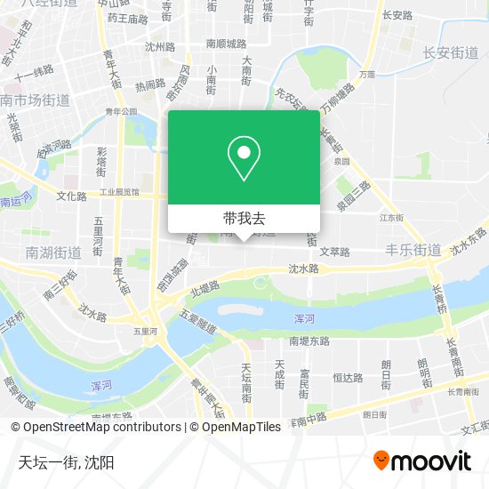 天坛一街地图