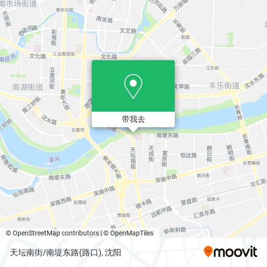 天坛南街/南堤东路(路口)地图