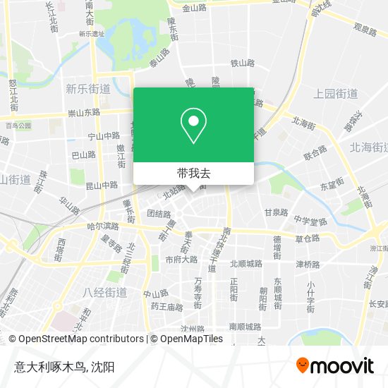 意大利啄木鸟地图