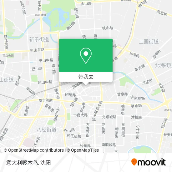 意大利啄木鸟地图