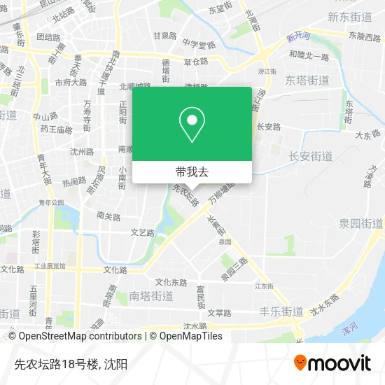 先农坛路18号楼地图