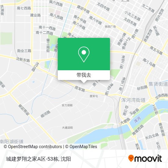 城建梦翔之家A区-53栋地图