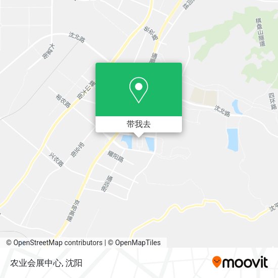 农业会展中心地图