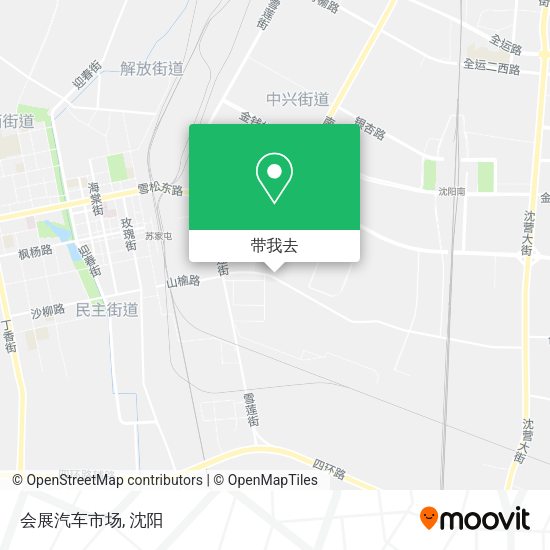 会展汽车市场地图