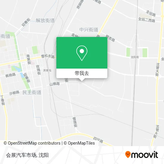 会展汽车市场地图