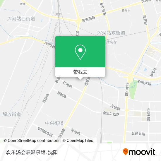 欢乐汤会展温泉馆地图