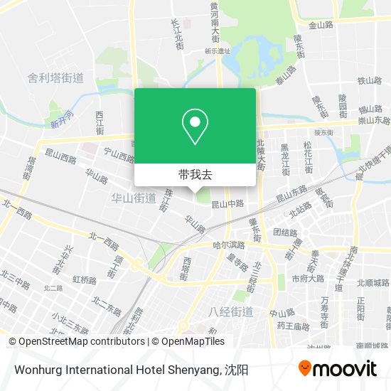 Wonhurg International Hotel Shenyang地图