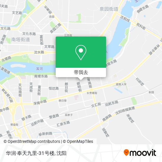 华润·奉天九里-31号楼地图