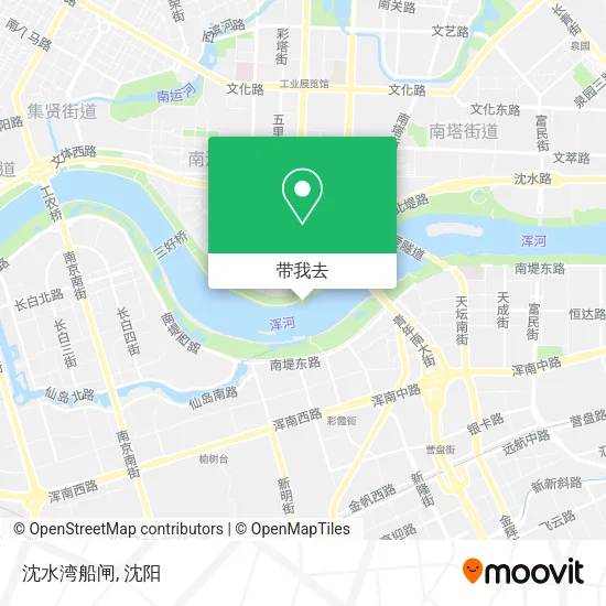 沈水湾船闸地图