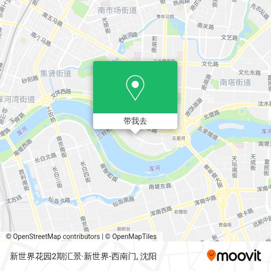 新世界花园2期汇景·新世界-西南门地图