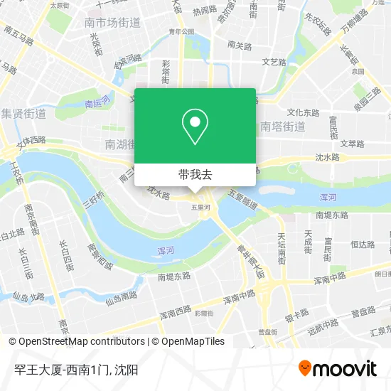 罕王大厦-西南1门地图
