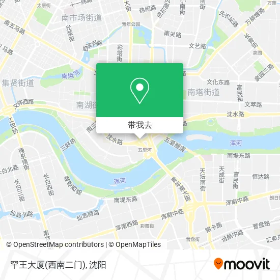 罕王大厦(西南二门)地图