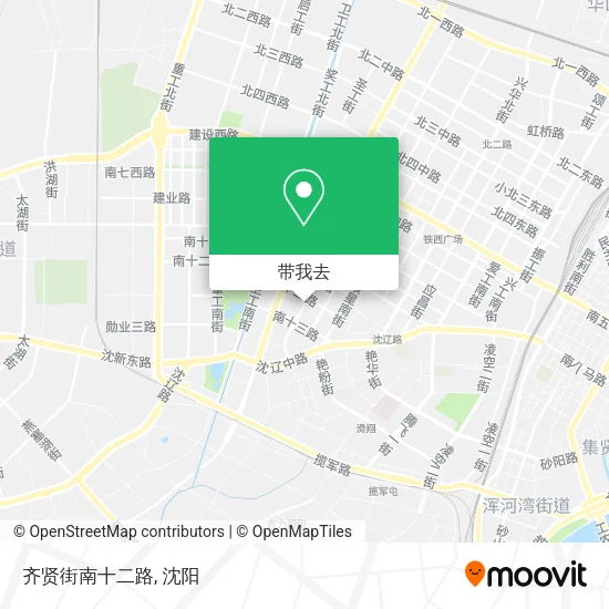 齐贤街南十二路地图