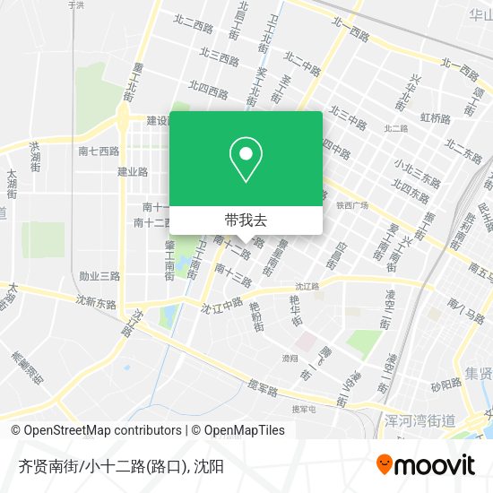 齐贤南街/小十二路(路口)地图