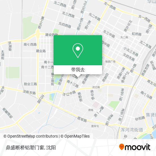 鼎盛断桥铝塑门窗地图
