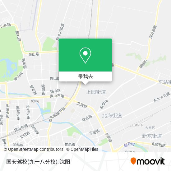 国安驾校(九一八分校)地图