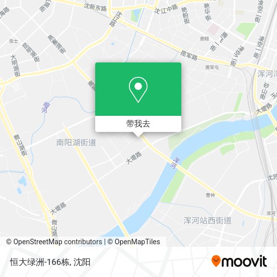恒大绿洲-166栋地图