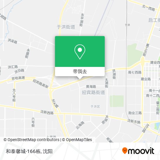 和泰馨城-166栋地图