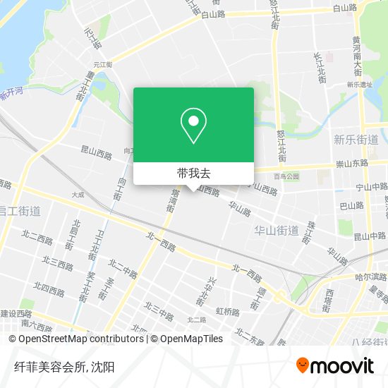 纤菲美容会所地图