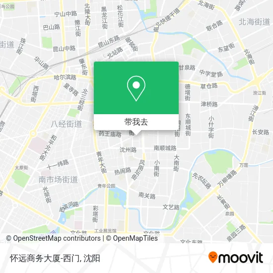 怀远商务大厦-西门地图