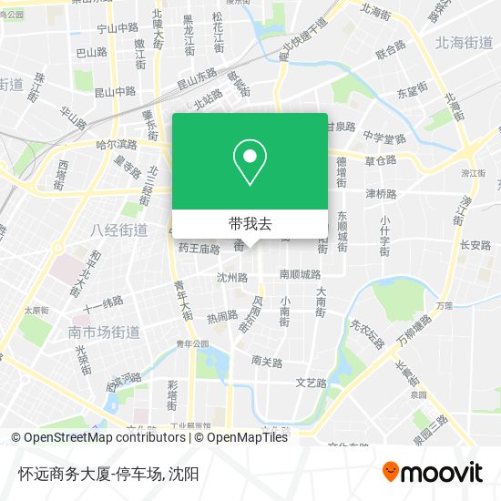 怀远商务大厦-停车场地图