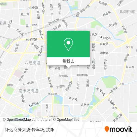 怀远商务大厦-停车场地图