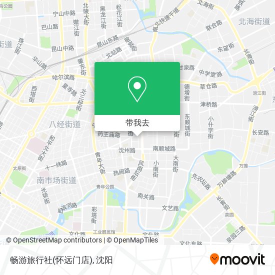 畅游旅行社(怀远门店)地图