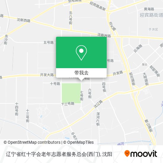 辽宁省红十字会老年志愿者服务总会(西门)地图