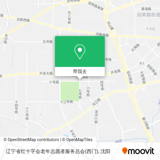 辽宁省红十字会老年志愿者服务总会(西门)地图