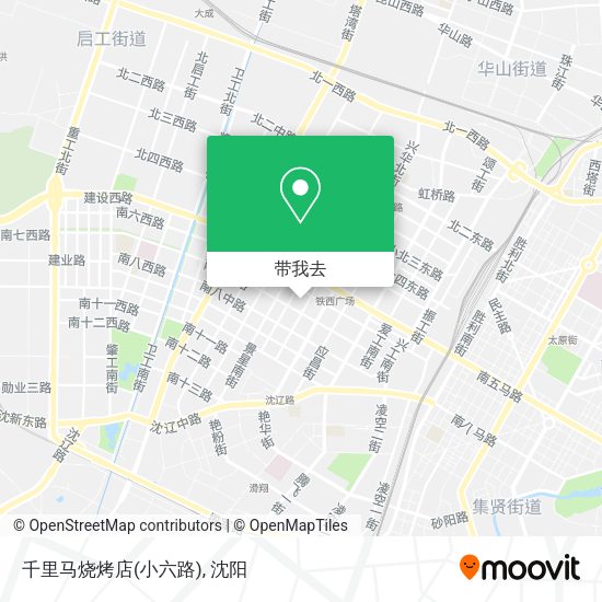 千里马烧烤店(小六路)地图