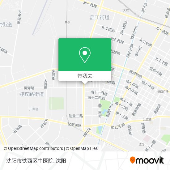 沈阳市铁西区中医院地图