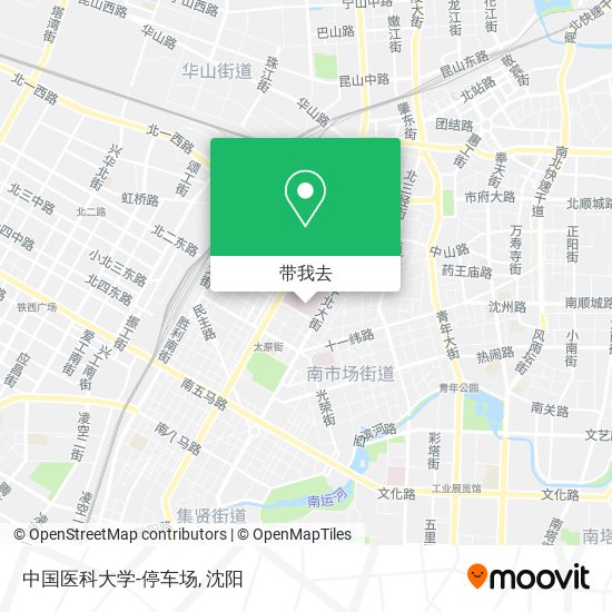 中国医科大学-停车场地图
