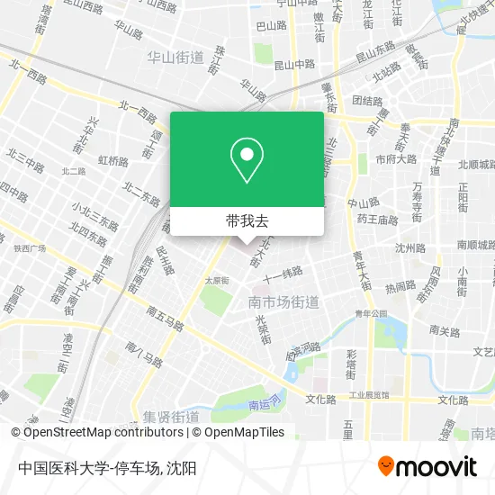 中国医科大学-停车场地图